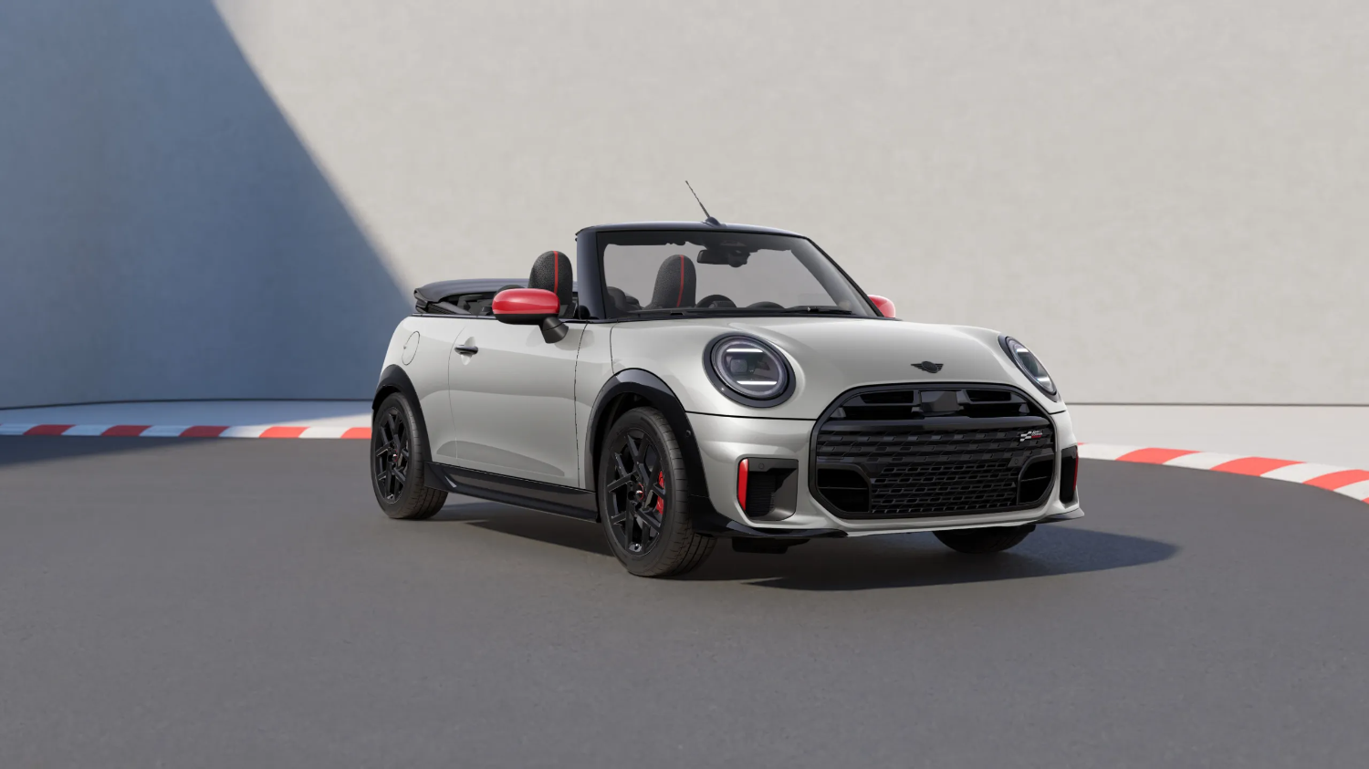 MINI JCW Cabrio in Melting Silver